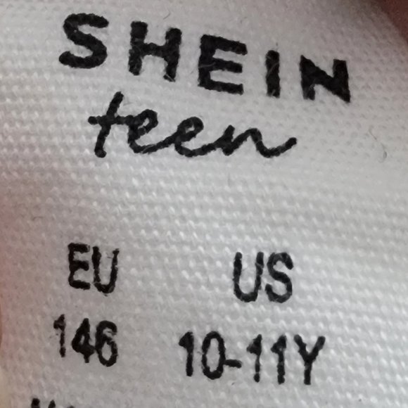 Boho Teen Girls Floral Ruffle Hem Belted Cami Dress Size: 10/11 White NWOT Shein - Picture 3 of 10